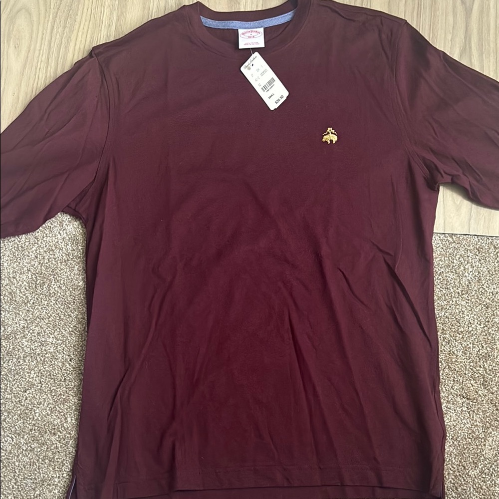 Men's Brooks Brothers Long Sleeve Burgundy Shirt